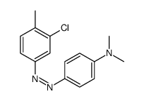 p-[(3-Chloro-p-tolyl)azo]-N,N-dimethylaniline structure