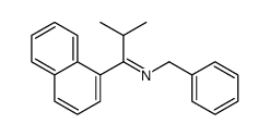 N-benzyl-2-methyl-1-naphthalen-1-ylpropan-1-imine结构式