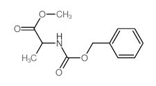 CBZ-D-丙氨酸甲酯结构式