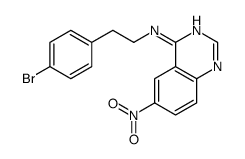 N-[2-(4-bromophenyl)ethyl]-6-nitroquinazolin-4-amine Structure