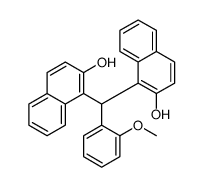1-[(2-羟基-1-萘)(2-甲氧基苯基)甲基]-2-萘酚结构式