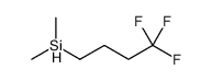dimethyl(4,4,4-trifluorobutyl)silane Structure