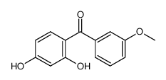(2,4-dihydroxyphenyl)-(3-methoxyphenyl)methanone结构式