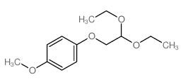 1-(2,2-二乙氧基乙氧基)-4-甲氧基苯结构式