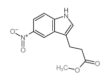 methyl 3-(5-nitro-1H-indol-3-yl)propanoate Structure