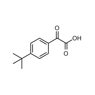 2-(4-(tert-Butyl)phenyl)-2-oxoacetic acid Structure