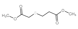 3-[(2-甲氧基-2-氧乙基)硫代]丙酸甲酯结构式