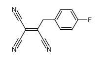 3-(4-fluorophenyl)prop-1-ene-1,1,2-tricarbonitrile Structure