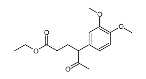 ethyl 4-(3,4-dimethoxyphenyl)-5-oxohexanoate Structure