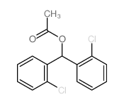 bis(2-chlorophenyl)methyl acetate结构式
