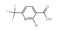 2-溴-6-(三氟甲基)烟酸结构式