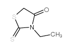3-乙基-2-硫代-4-噻唑烷二酮结构式