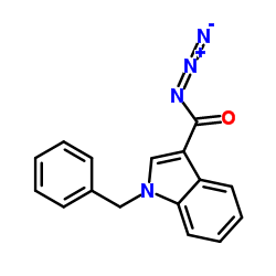 1-Benzyl-1H-indole-3-carbonyl azide结构式