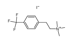 [2-[p-(Trifluoromethyl)phenyl]ethyl]trimethylammonium iodide结构式