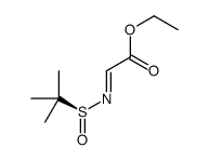 ethyl 2-[(S)-tert-butylsulfinyl]iminoacetate Structure