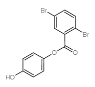 2,5-二溴-4-羟基苯基丁酸甲酯结构式