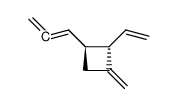 trans-3-Propadienyl-2-vinyl-1-methylencyclobutan Structure