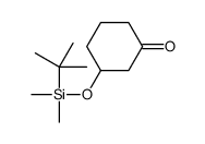 3-[tert-butyl(dimethyl)silyl]oxycyclohexan-1-one Structure