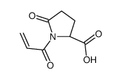 5-oxo-1-(1-oxoallyl)-L-proline结构式