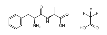 L-Phe-L-Ala-OH trifluoroacetate结构式