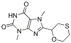 3,7-Dimethyl-8-(4-thiomorpholinyl)-3,7-dihydro-1H-purine-2,6-dione Structure