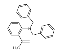 DIBENZYL-(2-ISOPROPENYL-PHENYL)-AMINE Structure
