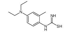 1-[4-(Diethylamino)-2-methylphenyl]thioure Structure