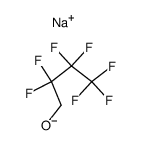2,2,3,3,4,4,4-heptafluoro-butan-1-ol, sodium salt结构式