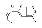 3-甲基噻吩并[2,3-c]异噻唑-5-羧酸乙酯结构式