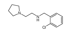 N-[(2-chlorophenyl)methyl]-2-pyrrolidin-1-ylethanamine结构式