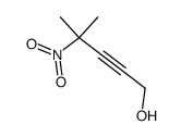 4-methyl-4-nitropent-2-yn-1-ol结构式