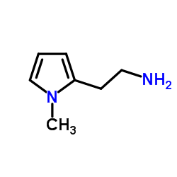 2-(2-氨基乙基)-1-甲基吡咯烷结构式
