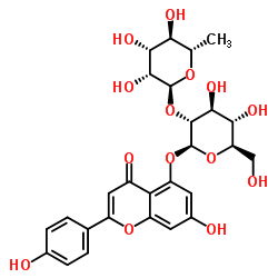 芹菜素-5-O-新橙皮苷结构式