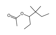 acetic acid-(1-ethyl-2,2-dimethyl-butyl ester) Structure