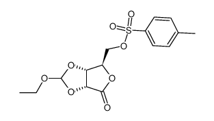 2,3-O-ethoxymethylene-5-O-toluenesulfonyl-D-ribonolactone Structure