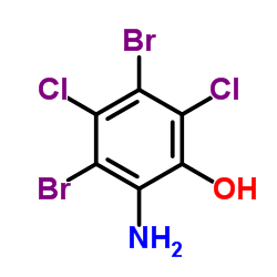 2-Amino-3,5-dibromo-4,6-dichlorophenol Structure