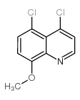 4,5-二氯-8-甲氧基喹啉结构式