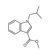methyl 1-isobutyl-1H-indole-3-carboxylate Structure