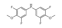 BIS(3,5-DIFLUORO-4-METHOXYPHENYL)PHOSPHINE结构式
