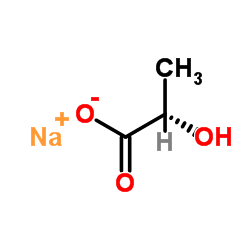 L-(+)-Lactic acid sodium salt structure