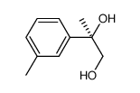 (2R)-2-(3-methylphenyl)propane-1,2-diol结构式