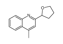4-methyl-2-(oxolan-2-yl)quinoline结构式