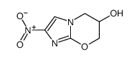 2-硝基-6,7-二氢-5H-咪唑并[2,1-b][1,3]噁嗪-6-醇结构式
