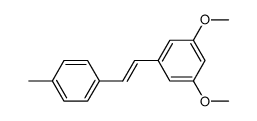 (E)-1-(4'-methylphenyl)-2-(3,5-dimethoxyphenyl)ethene Structure