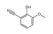 3-methoxy-2-sulfanylbenzonitrile结构式