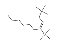 {1-[3,3-Dimethyl-but-(E)-ylidene]-heptyl}-trimethyl-silane结构式