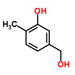 5-(Hydroxymethyl)-2-methylphenol结构式