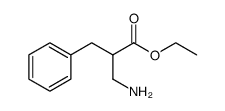 Benzenepropanoic acid, α-(aminomethyl)-, ethyl ester Structure