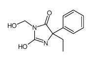 5-ethyl-3-(hydroxymethyl)-5-phenylimidazolidine-2,4-dione Structure