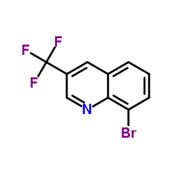 8-溴-3-(三氟甲基)喹啉结构式